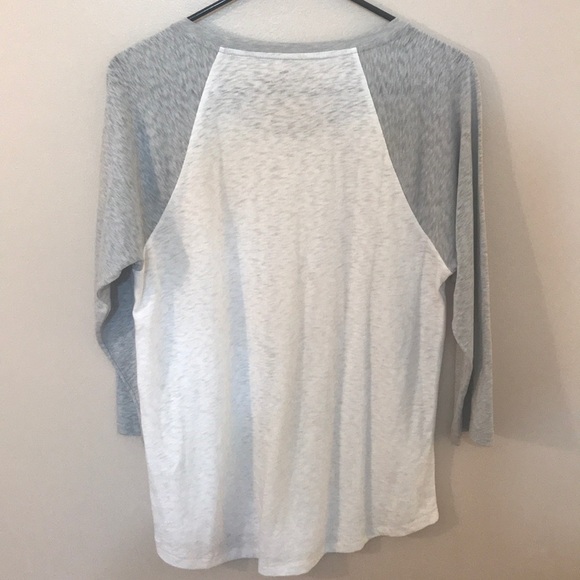 J. Crew baseball tee with bejeweled neckline - Picture 2 of 3